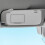 Driver Side Sun Visor Extender with Makeup Mirror Grey for Levin 6