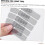 25 Sheets Self Adhesive Mesh Screen Repair Tape for Window Screen Mend Kit 4