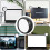 Rear View Mirror Magnifying for Computer Office Desk Accessory Enhances Screen Visibility Compact Material 8
