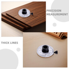Medidor de ângulo de torque Medidor de torque de aço com medidor de grau ajustável de 360 resistente ao desgaste Fácil