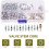 102pcs Car Air Conditioner Valve Core Kit Refrigeration Valve Stem Core Set 3