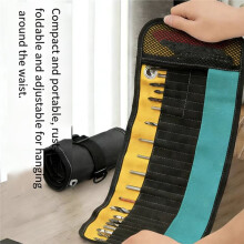 Tool Roll, Heavy Duty Tool Roll Bag Organizer, Roll Tool Pouch with 28 + 1 Pocket, Gifts for Men Father Dad