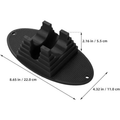 Universal Scooter Stand Pads 4Pcs Black Scooter Wheel Stabilizer Parking Base Platform Support Rack 1