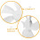 Vervangende 6-inch RV-ventilator met D-boring, dakventilator 8