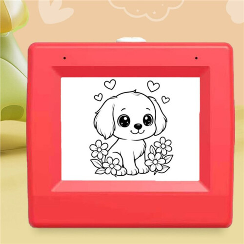 AI Voice Printer Machine,Portable  Sticker Printer Inkless Thermal Stickerbox Printer for Kids White 2