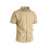 (Light Khaki, XXL) Men's Solid Casual Cardigan Button-Down Shirt 1