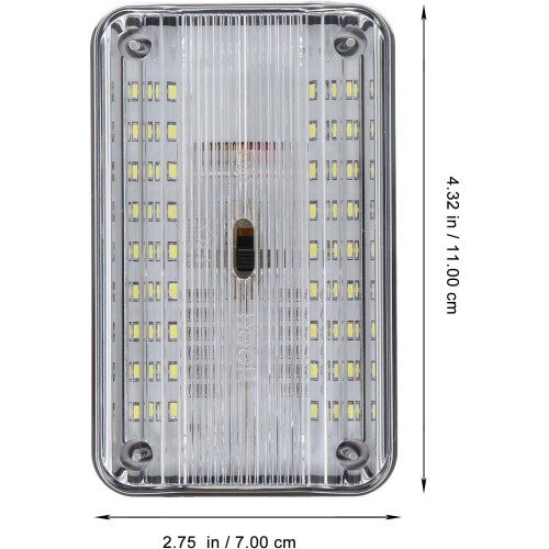2pcs 36 LED Universal Car Dome Interior Light for Auto Roof Ceiling Reading Lamp 1