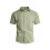 (Light Khaki, XXL) Men's Solid Casual Cardigan Button-Down Shirt 1