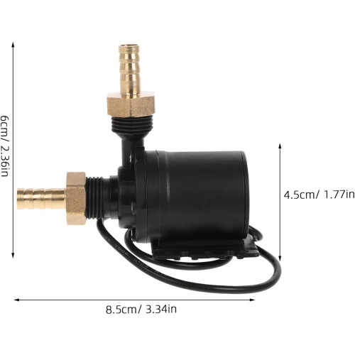 12v/24v Dc Brushless Inline Water Pump for Hot Water Circulation, Replacement Recirculating System Pump 1