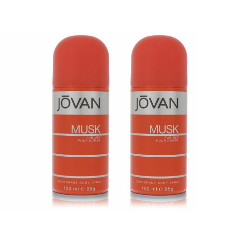 Jovan Jovan Musk ForMen Deodorant Body Spray 150ml 2PACK