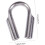 8pcs Stainless Cable Clamps Thimble Rigging for Cable Fixing Workpiece Wire 7