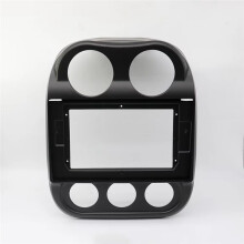 2 Din 10.1inch Car Radio Frame Fascia for Compass 2010-2016 Dash Install Facia Bezel Adapter Plate Frame