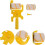 Wall Paint Brush Paint Roller Roller Brush Plastic Convenient to Use Light Weight 7