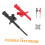 2pcs Insulated Test Hook Clips 4mm Banana Socket, High Voltage Flexible Piercing Probe Clips 5