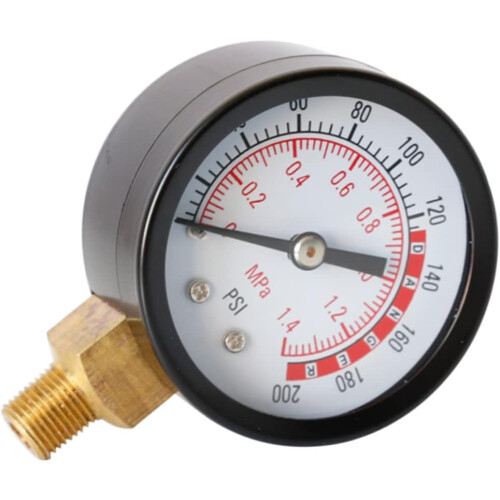 Pressômetro Npt alta precisão para compressor de ar Pressômetro de ar comprimido uso industrial 1