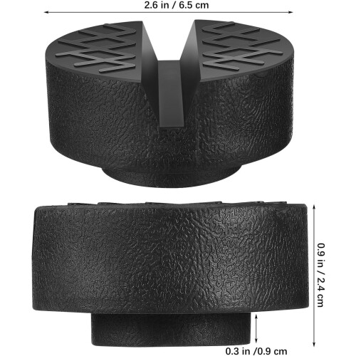 τεμάχια Universal Rubber Jack Stand Pad για Jack Αυτοκινήτου για Ανυψωτικό Οχήματος Συμβατό με RV 1