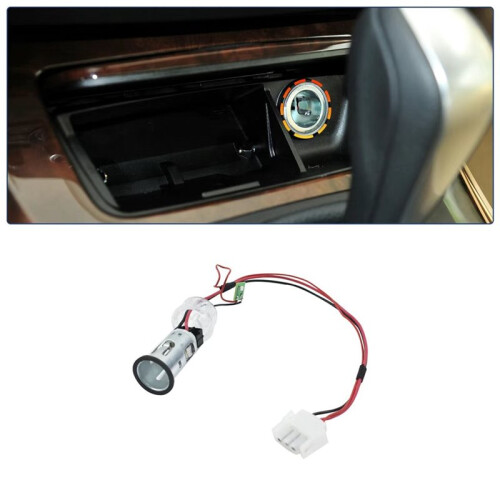 Front Console Cup Holder Plug Cigarette Lighter Socket with LED for  3 Series E90 E91 E92 E93 2004-2012 Accessories 1