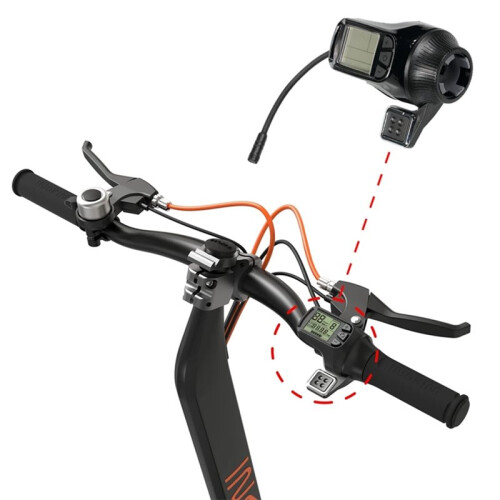 Throttle Only for  LIGHT 2 Electric Scooter LCD Display Panel Dashboard Thumb Accelerator Spare Parts Accessories 1