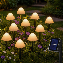 20LED Solar Lights Solar Mushroom Multi Function Outdoor Garden Pathway Stake Lights 8 modes