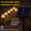 20LED Solar Lights Solar Mushroom Multi Function Outdoor Garden Pathway Stake Lights 8 modes 7