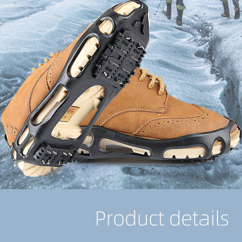 Chaussure réglable de crampons de glace de 24 dents pour-L 2