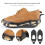 Chaussure réglable de crampons de glace de 24 dents pour-L 5