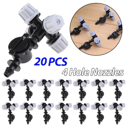 Four Outlets Atomizing Misting for Outdoor Cooling Systems 1