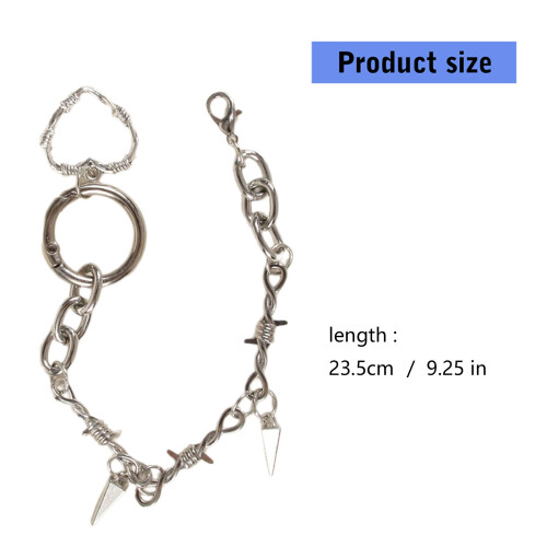 Adjustable Metal Shoe Charm Interchangeable Detachable-Silver 2