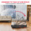 (Black)Folding Incline Treadmill with Handrail 1-10km/h 8