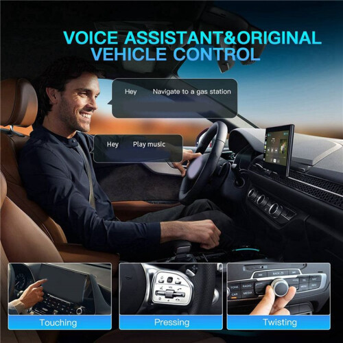 3X Plug and  Carbit Link to Wireless CarPlay Android AUTO Box Car Navigation  Car Machine Interconnection 1