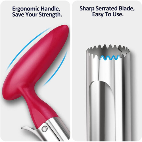 Pear Corer Stainless Steel Pears Core Remover Tool Fruit Cutter Seeder Slicer Kitchen Vegetable Tools 2