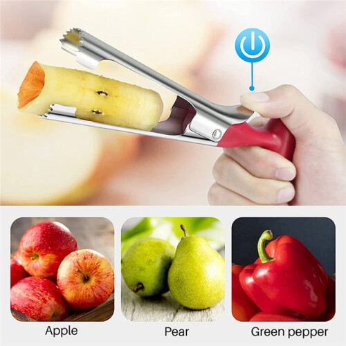 Pear Corer Stainless Steel Pears Core Remover Tool Fruit Cutter Seeder Slicer Kitchen Vegetable Tools