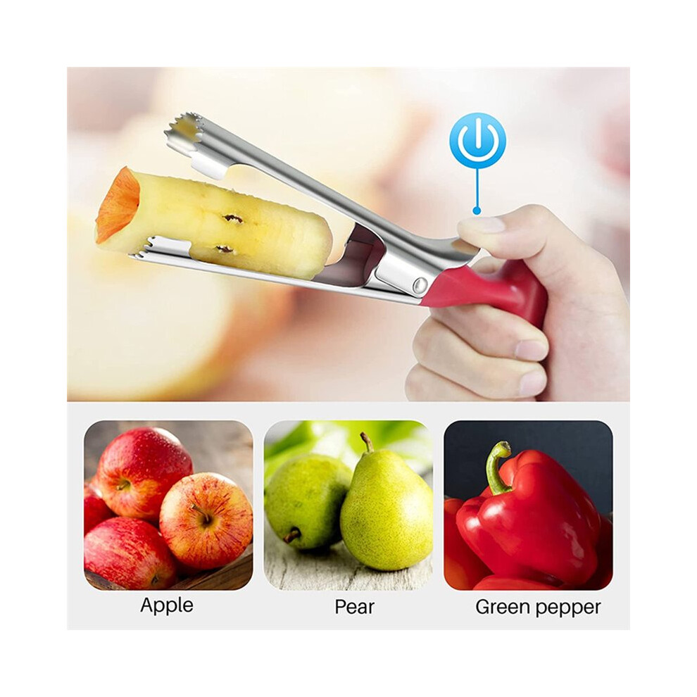 Pear Corer Stainless Steel Pears Core Remover Tool Fruit Cutter Seeder Slicer Kitchen Vegetable Tools 6031947291545