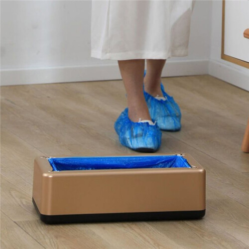 Macchina Automatica per Copriscarpe con 100 Copriscarpe Monouso, Distributore Automatico di Copriscarpe A Mani Libere per Casa e Ufficio A 1