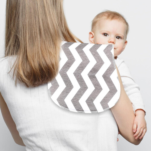 3pcs Small Unisex Bibs Soft Absorbent Feeding Bibs for Drooling Practical Design 1