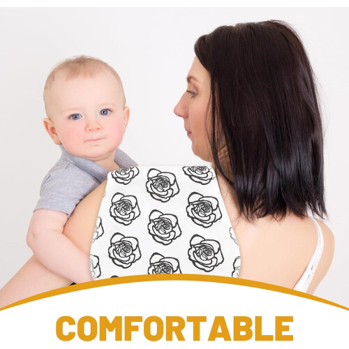 3pcs Small Unisex Bibs Soft Absorbent Feeding Bibs for Drooling Practical Design 2