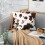 2pcs Cow Pattern Sofa Pillowslip Plush Throw Pillow Covers Reusable 4
