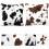 2 fundas de almohada de felpa reutilizables con estampado de vaca para sofá 8