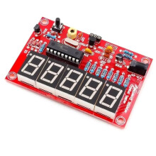 DIY Kits RF 1Hz-50MHz Crystal Oscillator Frequency Counter Meter Digital LED Tester Meter for Hobbyists and Labs