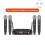 Wireless Microphone Handheld 4 Channel UHF Fixed Frequency Dynamic Microphone System for Karaoke Wedding Party Stage EU 2