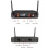 Wireless Microphone Handheld 4 Channel UHF Fixed Frequency Dynamic Microphone System for Karaoke Wedding Party Stage EU 8