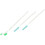 6sets Bottle Brush Cleaner Handle Ergonomic Scrub Brush for Small Detailing 6