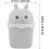 Compact Mini Trash Can with Lid, Creative Cute Cartoon Style Plastic Waste Bin for Desktop Use 2
