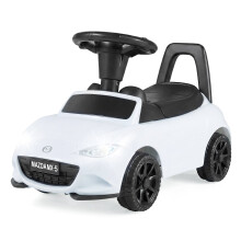 Kinder-Elektroauto mit Licht, Kippschutz, Staufach, Weiß