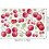 Casca e Stick Cherry Wall Sticker Set PVC DIY Wall Decal com padrão delicado 2