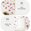 Casca e Stick Cherry Wall Sticker Set PVC DIY Wall Decal com padrão delicado 3