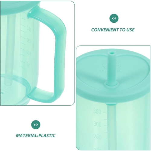 Nursing Cup for Elderly Unbreakable Spill Drinking Cup Straw Bedridden Patient 1