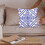 4pcs Short Plush Square Throw Pillow Protector Sofa Cushion Covers Blue Decorative 6