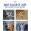 5 grucce antiscivolo in PVC, design semicircolare robusto e versatile. 8