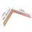 5pcs Shaped Right Angle Fixing Corner Furniture Accessories for Desk Chairs Code Corner Angle Plate Bracket 3